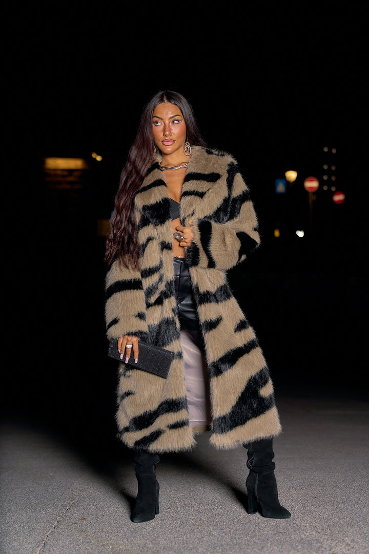Léna Luxe Full-Length Fur Coat