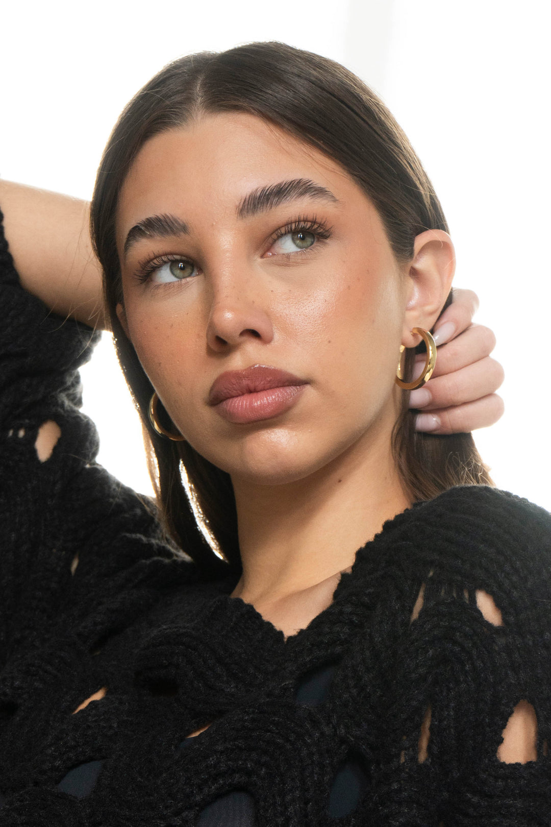 18K Gold Classic Hoop Earrings