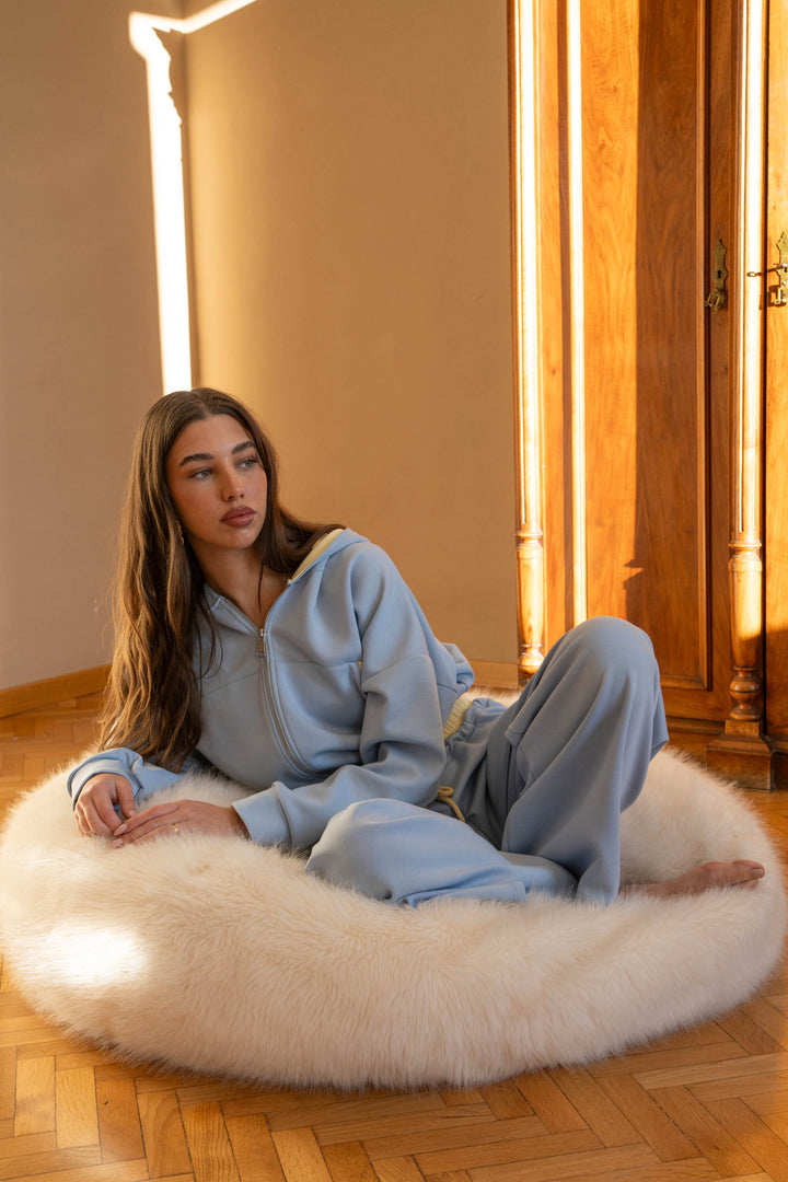 Zip-Up Hoodie and Jogger Set