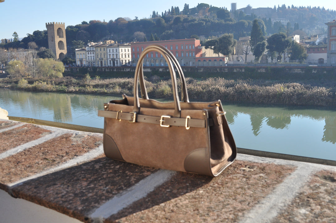 Elena Heritage Structured Bag