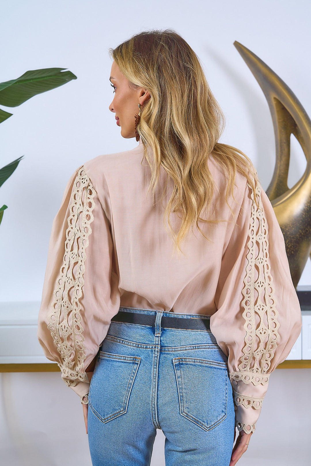 Classy Lace Long Sleeve Top