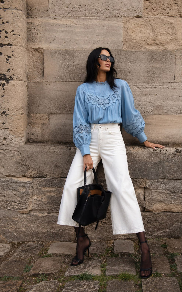 Ocean Lace Dressy Top